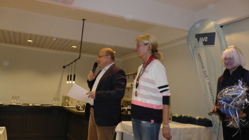 Susanne Smoes- Gieseking Silbermedaille mit der deutschen Nationalmannschaft  Volleyball