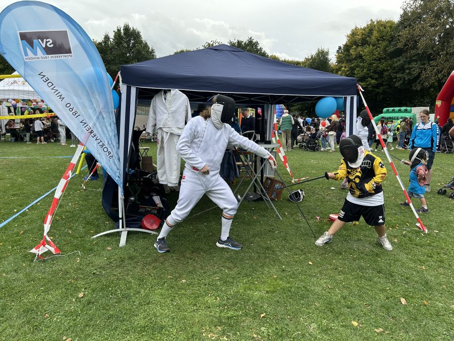 jeder war gut gesichert