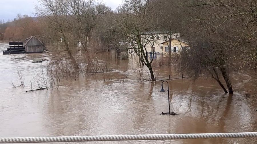 Blick von der Brucke